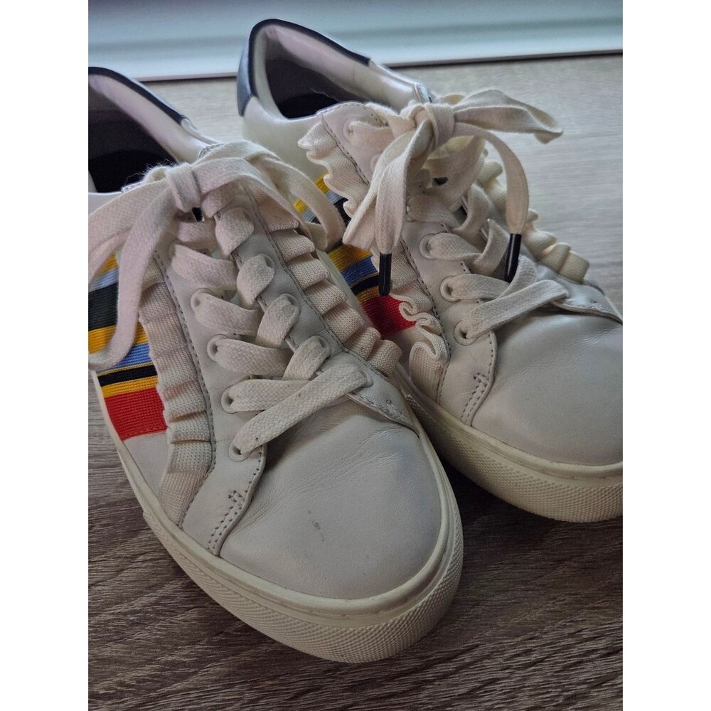 Tory Burch Tory Sport White Ruffle Sneakers